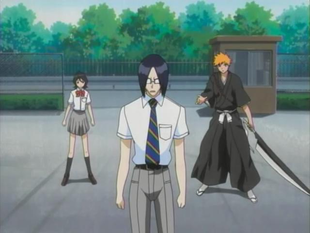 Otaku Gallery  / Anime e Manga / Bleach / Screen Shots / Episodi / 071 - Il momento dello scontro - Un mano malvagia si avvicina al Quincy / 034.jpg